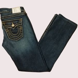 True religion disco becky gold rhinestone jeans